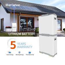 10KWH BLUE CARBON STACKABLE LITHUIM-ION BATTERY